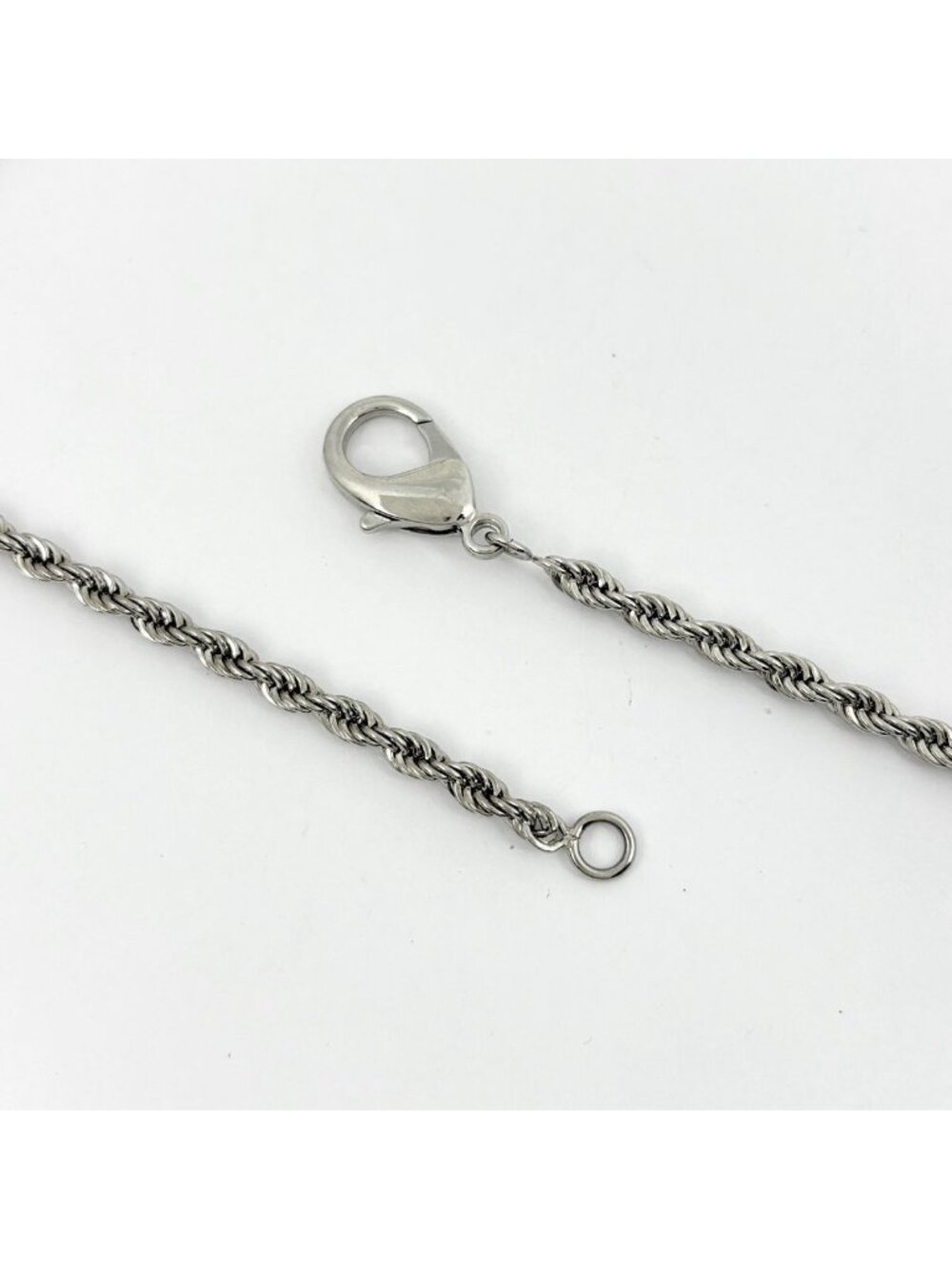 Chanel CC Logo Line Necklace Silver Plating - Picture 3 of 5